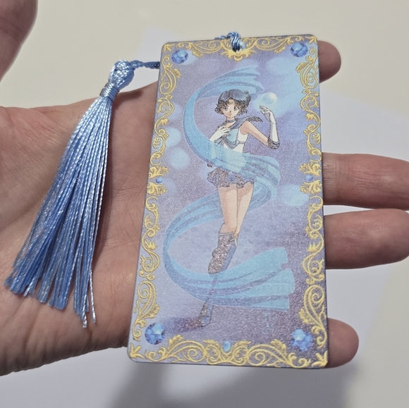 🫧 Sailor Mercury Plastic Bookmark - Picture 4 of 7